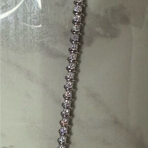 JTV Sparkling Silver Bracelet